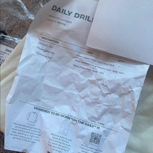 Daily drills unisex joggers - Picture 4 of 4